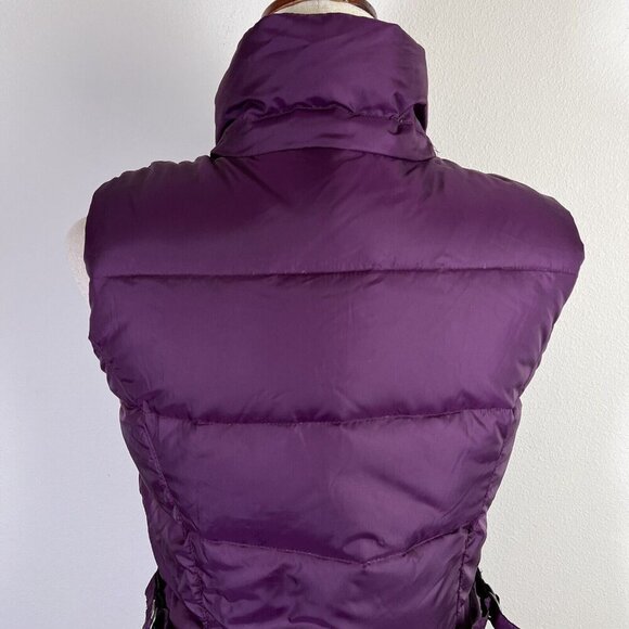 Eddie Bauer NWT Premium Quality Goose Down Vest Women's XS Purple Puffer - Picture 7 of 14